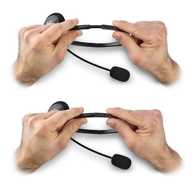 NGS - MS103 MAX Auriculares Alámbrico Diadema Llamadas/Música Negro