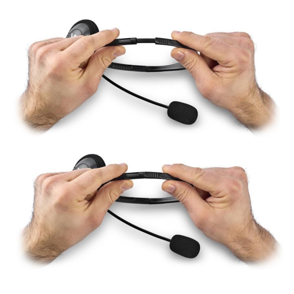 NGS - MS103 MAX Auriculares Alámbrico Diadema Llamadas/Música Negro