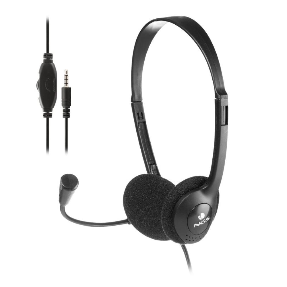 NGS - MS103 MAX Auriculares Alámbrico Diadema Llamadas/Música Negro