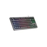 Mars Gaming - MK023, Teclado Gaming TKL, Tecnología Híbrida H-Mech, Iluminación FRGB Rainbow, Anti-ghosting, Compatibi - MK023ES