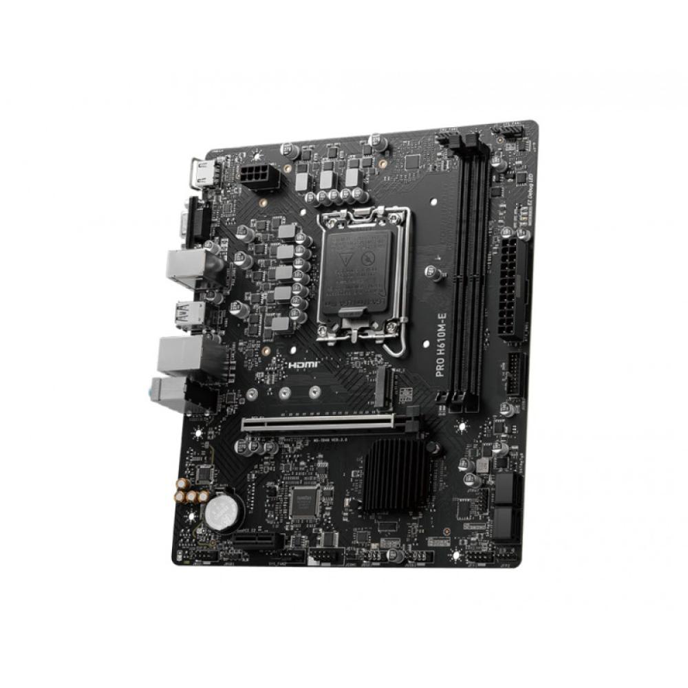 MSI - PRO H610M-E placa base Intel H610 LGA 1700 micro ATX