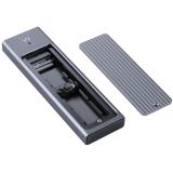 Ewent - EW7022 caja para disco duro externo Caja externa para unidad de estado sólido (SSD) Gris M.2