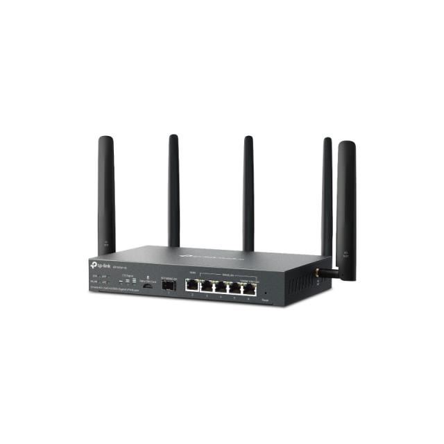 TP-Link - Omada ER706W-4G router inalámbrico Gigabit Ethernet Doble banda (2,4 GHz / 5 GHz) Negro