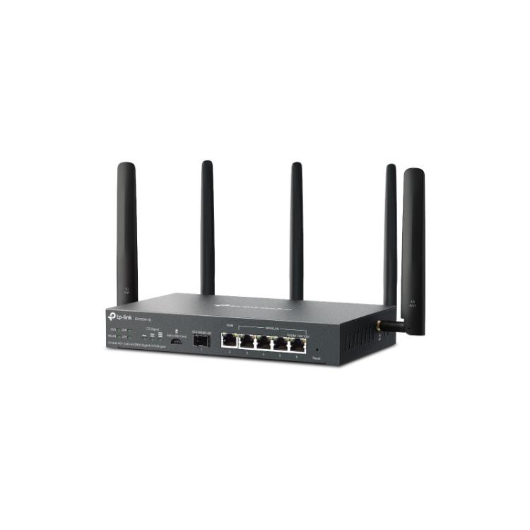 TP-Link - Omada ER706W-4G router inalámbrico Gigabit Ethernet Doble banda (2,4 GHz / 5 GHz) Negro