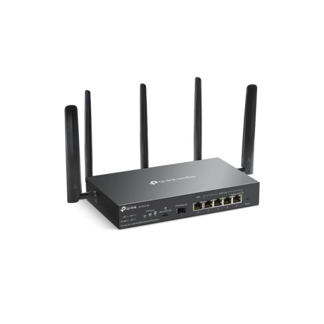 TP-Link - Omada ER706W-4G router inalámbrico Gigabit Ethernet Doble banda (2,4 GHz / 5 GHz) Negro
