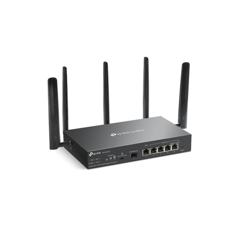 TP-Link - Omada ER706W-4G router inalámbrico Gigabit Ethernet Doble banda (2,4 GHz / 5 GHz) Negro