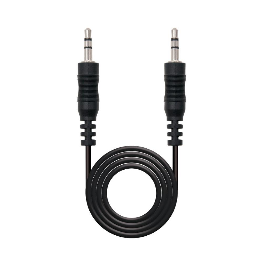 Nanocable - 10.24.0105 cable de audio 5 m 3,5mm Negro