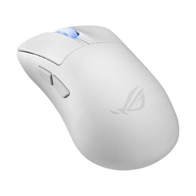 ASUS - ROG Keris II Ace Wireless AimPoint White ratón Juego mano derecha RF Wireless + Bluetooth + USB Type-A Óptico 42000 DPI