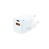 CoolBox - CARGADOR GAN 20W USB-C/USB-A PARED