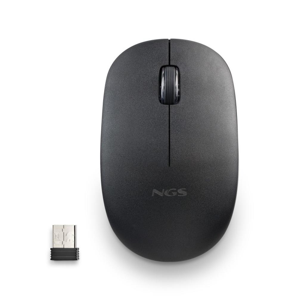 NGS - FOG PRO ratón Oficina Ambidextro RF inalámbrico Óptico 1000 DPI - NGS-MOUSE-1368