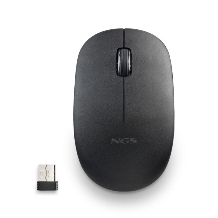 NGS - FOG PRO ratón Oficina Ambidextro RF inalámbrico Óptico 1000 DPI - NGS-MOUSE-1368