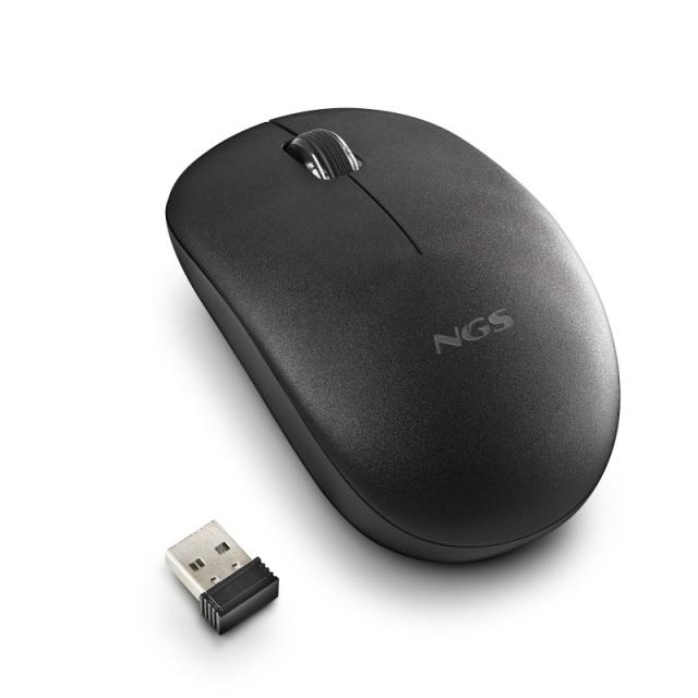 NGS - FOG PRO ratón Oficina Ambidextro RF inalámbrico Óptico 1000 DPI - NGS-MOUSE-1368
