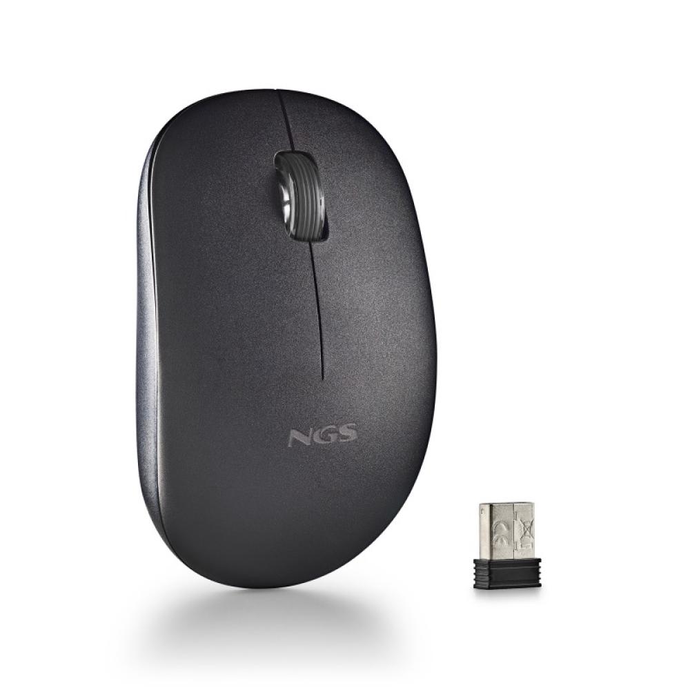 NGS - FOG PRO ratón Oficina Ambidextro RF inalámbrico Óptico 1000 DPI - NGS-MOUSE-1368