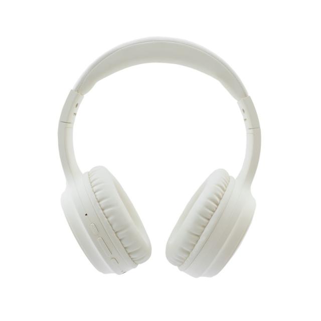 CoolBox - AURICULARES BLUETOOTH 5.3 AIR40 CANCELACION RUIDO ANC BEIGE DIADEMA PLEGABLES