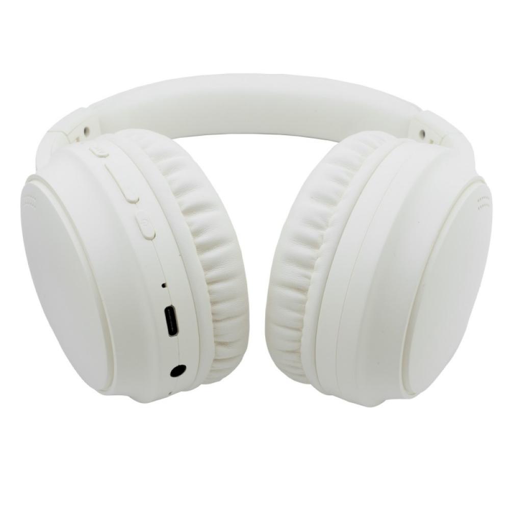 CoolBox - AURICULARES BLUETOOTH 5.3 AIR40 CANCELACION RUIDO ANC BEIGE DIADEMA PLEGABLES