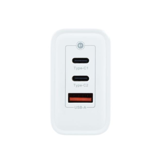 CoolBox - CARGADOR GAN 65W USB-C/USB-C/USB-A PARED