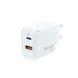 CoolBox - CARGADOR GAN 30W USB-C/USB-A PARED