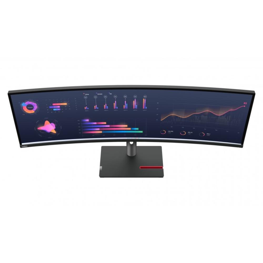 Lenovo - ThinkVision P49w-30 LED display 124,5 cm (49") 5120 x 1440 Pixeles DQHD Negro
