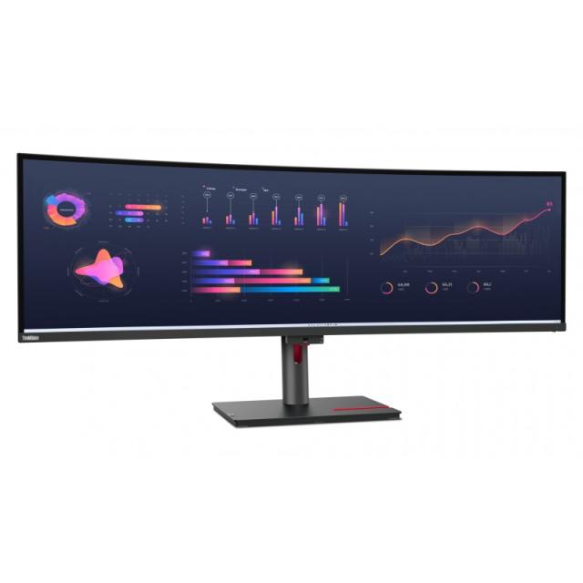 Lenovo - ThinkVision P49w-30 LED display 124,5 cm (49") 5120 x 1440 Pixeles DQHD Negro