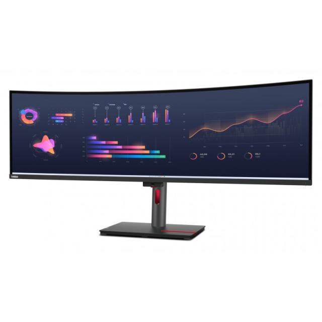Lenovo - ThinkVision P49w-30 LED display 124,5 cm (49") 5120 x 1440 Pixeles DQHD Negro