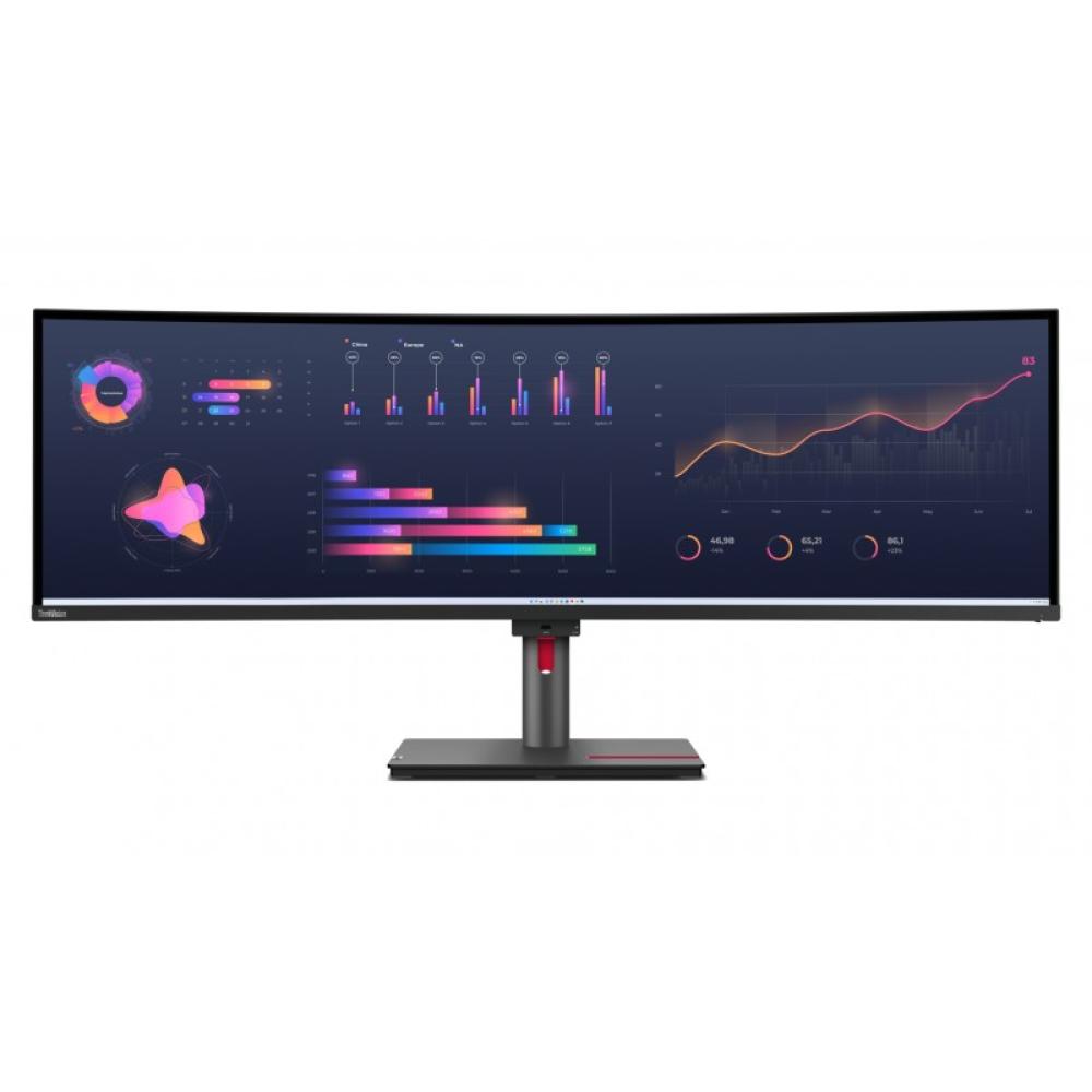 Lenovo - ThinkVision P49w-30 LED display 124,5 cm (49") 5120 x 1440 Pixeles DQHD Negro