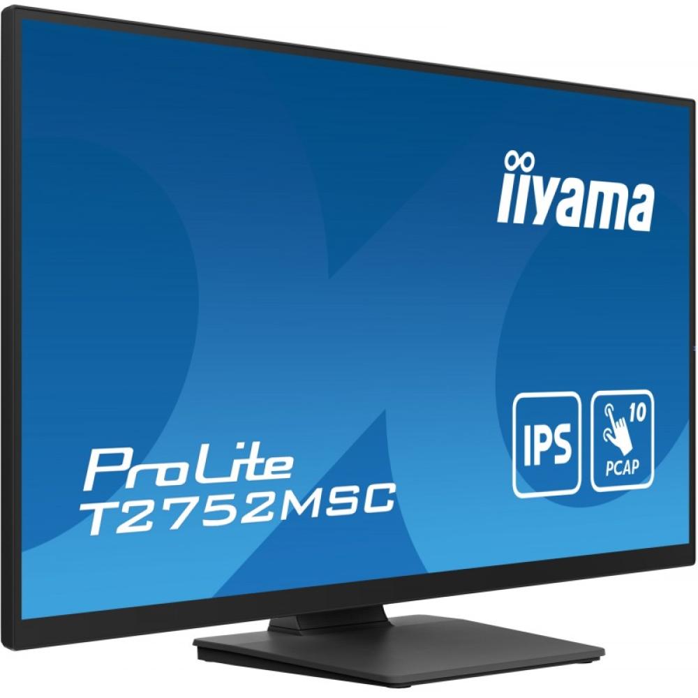 iiyama - ProLite T2752MSC-B1 pantalla para PC 68,6 cm (27") 1920 x 1080 Pixeles Full HD LED Pantalla táctil Negro