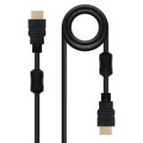Nanocable - CABLE HDMI V1.4 (ALTA VELOCIDAD / HEC) CON FERRITA, A/M-A/M, 10 M