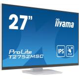 iiyama - ProLite T2752MSC-W1 pantalla para PC 68,6 cm (27") 1920 x 1080 Pixeles Full HD LED Pantalla táctil Blanco