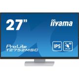 iiyama - ProLite T2752MSC-W1 pantalla para PC 68,6 cm (27") 1920 x 1080 Pixeles Full HD LED Pantalla táctil Blanco