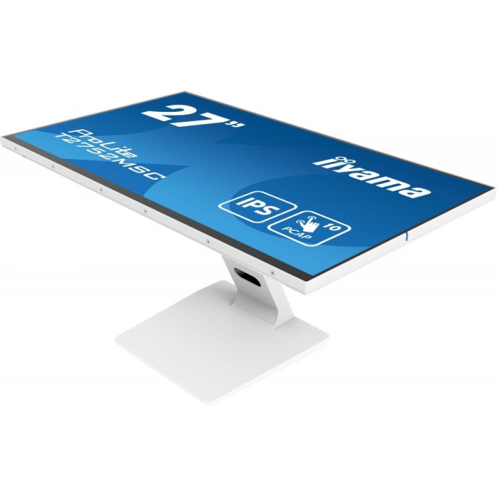 iiyama - ProLite T2752MSC-W1 pantalla para PC 68,6 cm (27") 1920 x 1080 Pixeles Full HD LED Pantalla táctil Blanco