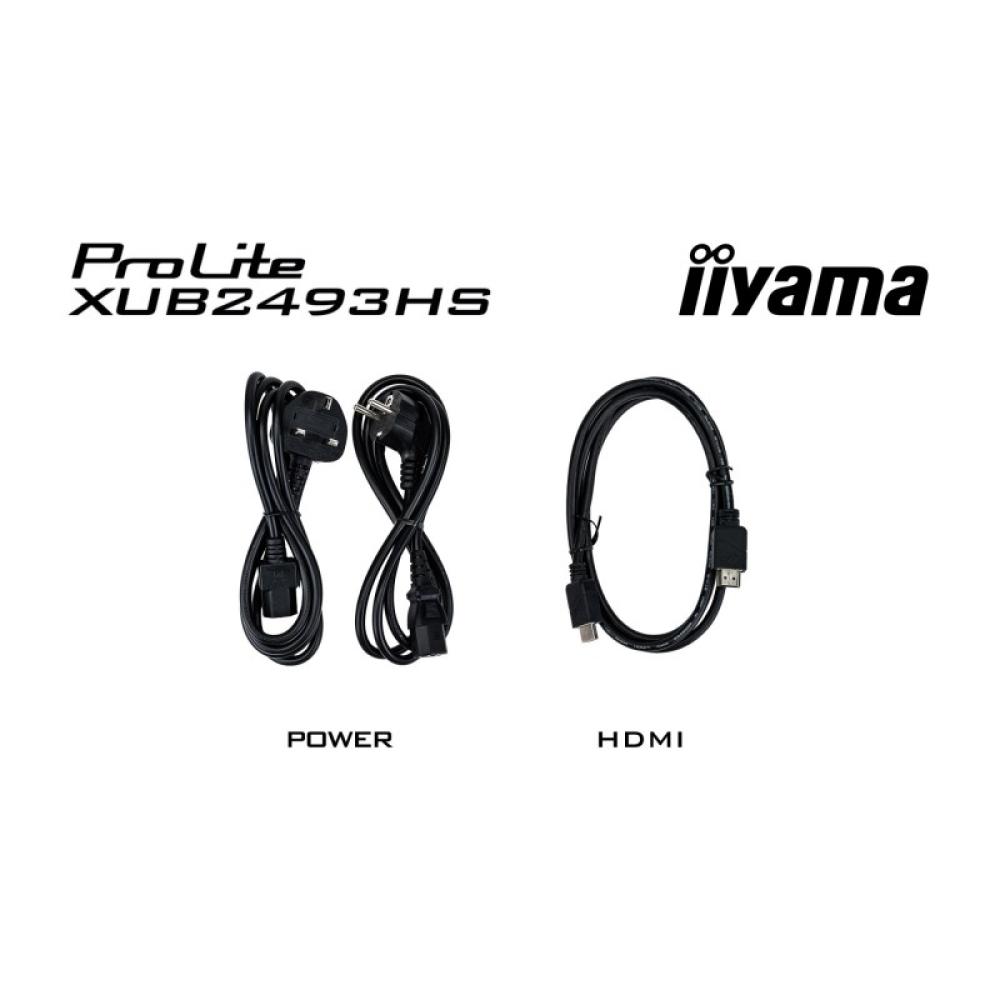 iiyama - ProLite XUB2493HS-B6 pantalla para PC 60,5 cm (23.8") 1920 x 1080 Pixeles Full HD LED Negro