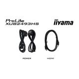 iiyama - ProLite XUB2493HS-B6 pantalla para PC 60,5 cm (23.8") 1920 x 1080 Pixeles Full HD LED Negro
