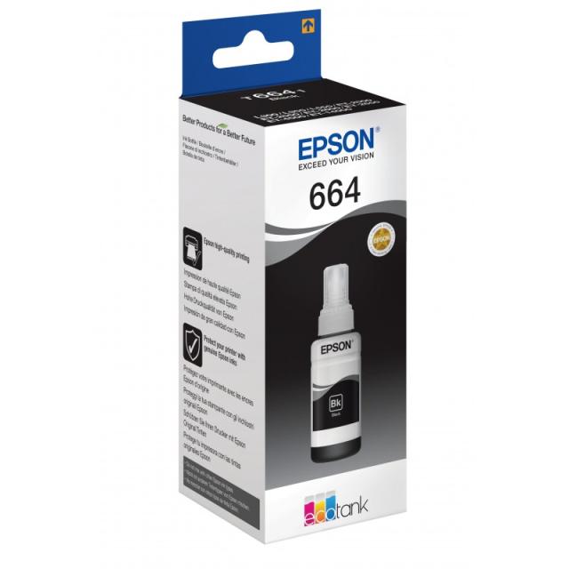 Epson - 664 Ecotank Black ink bottle (70ml)