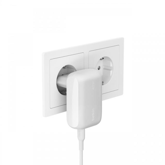 Belkin - WCB009vfWH Portátil, Smartphone, Tableta Blanco Corriente alterna Carga rápida Interior
