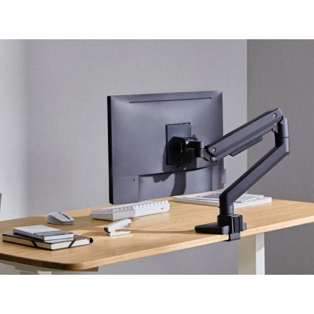 Equip - Soporte de escritorio para monitor de 17«-49», negro