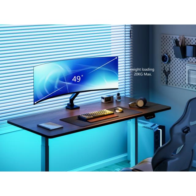 Equip - Soporte de escritorio para monitor de 17«-49», negro