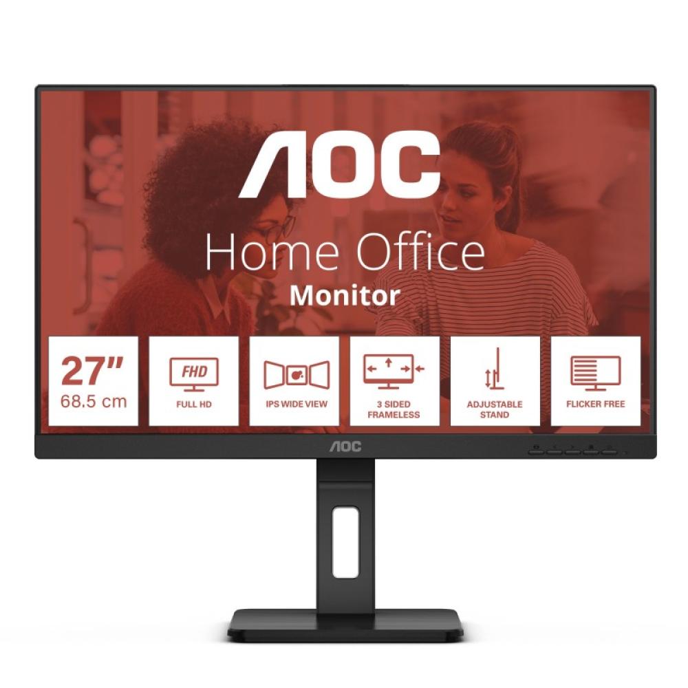AOC - E3 27E3QAF pantalla para PC 68,6 cm (27") 1920 x 1080 Pixeles Full HD LED Negro