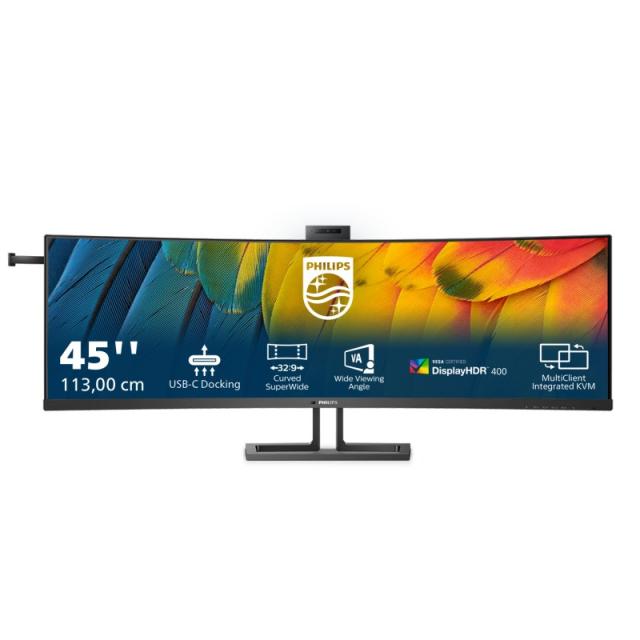 Philips - 6000 series 45B1U6900CH/00 pantalla para PC 113 cm (44.5") 5120 x 1440 Pixeles UltraWide Dual Quad HD LED Negro