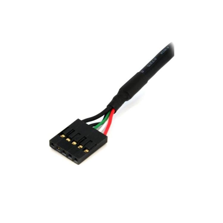 StarTech.com - Cable Interno de 18 pulgadas al USB IDC de 5 pines del Cabezal de la Placa Base – H/H