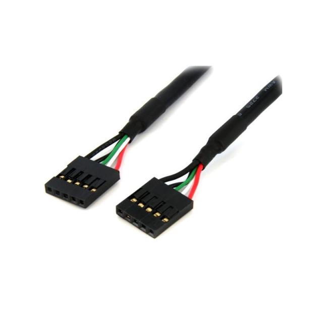 StarTech.com - Cable Interno de 18 pulgadas al USB IDC de 5 pines del Cabezal de la Placa Base – H/H