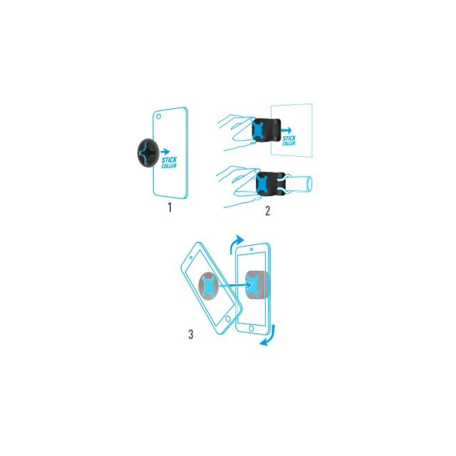 Mobilis - 044003 soporte Soporte pasivo Teléfono móvil/smartphone, Tablet/UMPC Negro