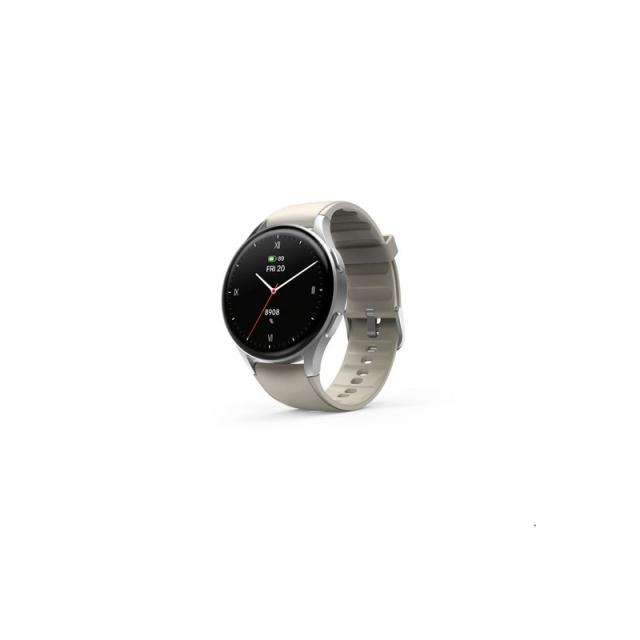 Hama - Smartwatch 8900 3,35 cm (1.32") AMOLED 42 mm Digital 466 x 466 Pixeles Pantalla táctil Plata GPS (satélite)