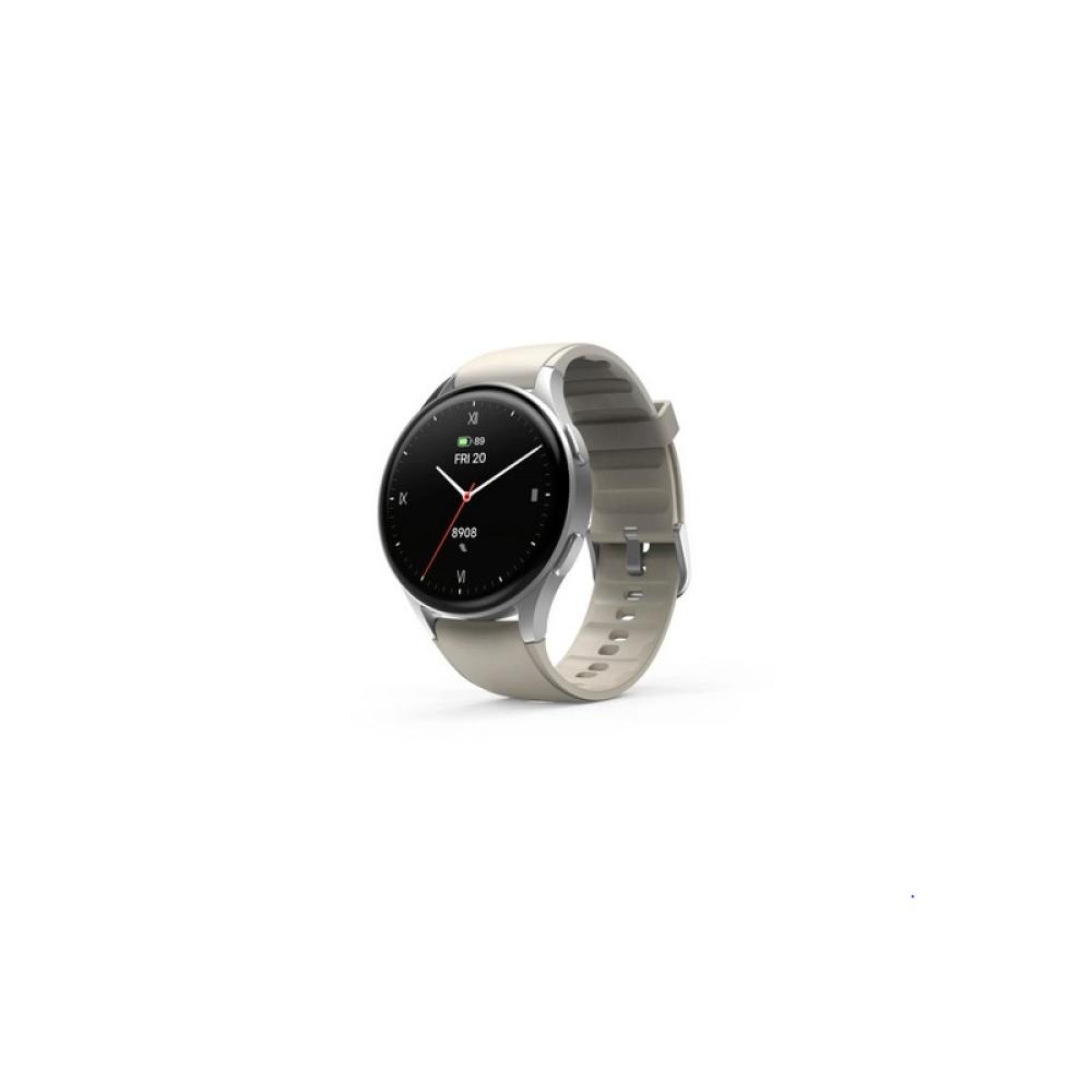 Hama - Smartwatch 8900 3,35 cm (1.32") AMOLED 42 mm Digital 466 x 466 Pixeles Pantalla táctil Plata GPS (satélite)