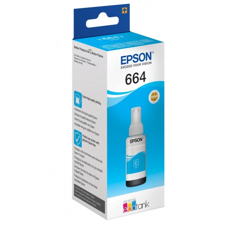 Epson - 664 Ecotank Cyan ink bottle (70ml)