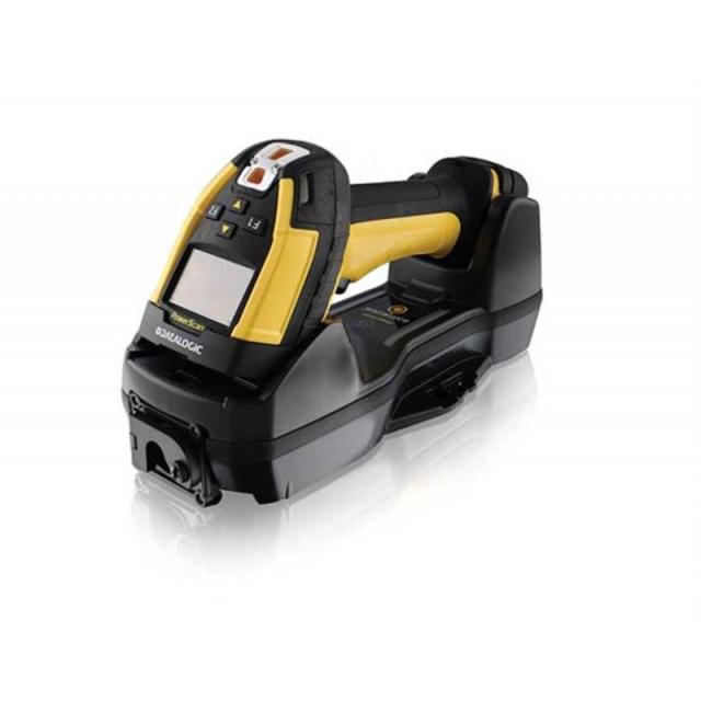 Datalogic - PM9600-DHP433RBK10 lector de código de barras Lector de códigos de barras portátil 1D/2D Laser Negro, Amarillo