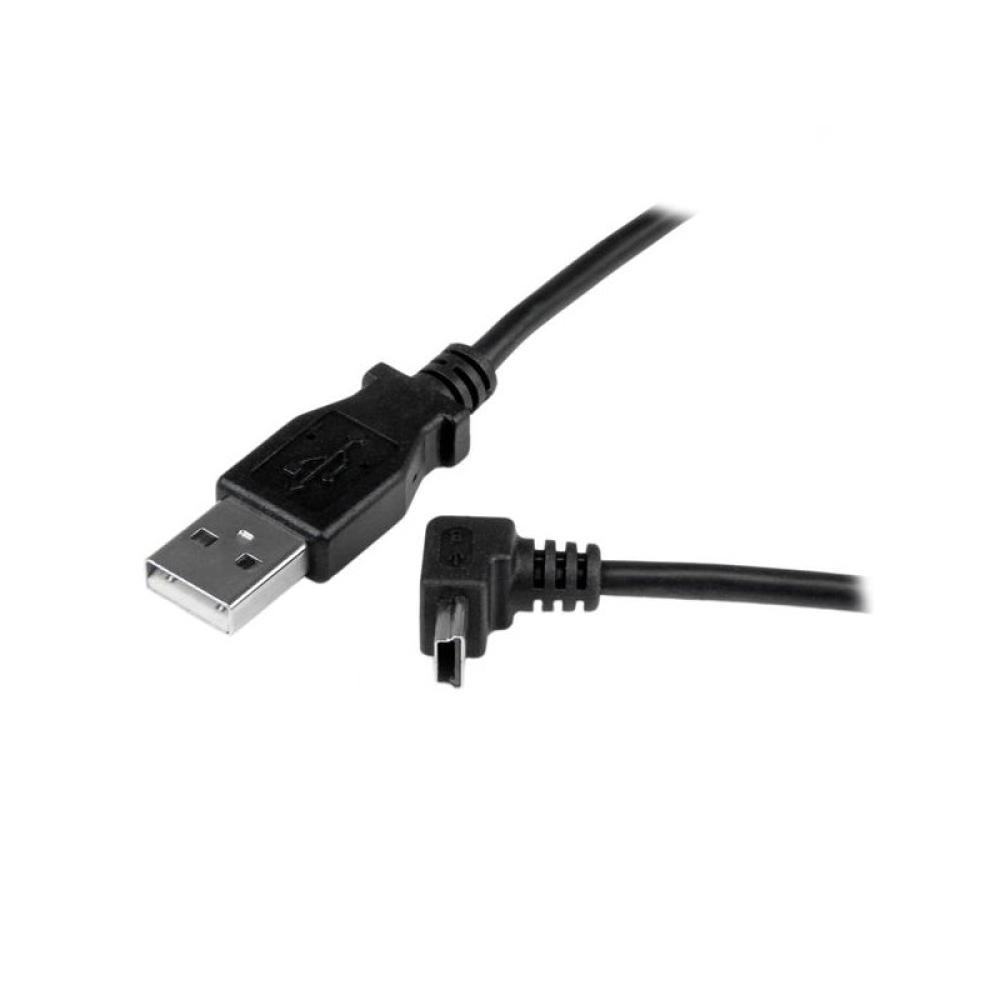 StarTech.com - Cable Adaptador 1m USB A Macho a Mini USB B Macho Acodado en Ángulo hacia Arriba