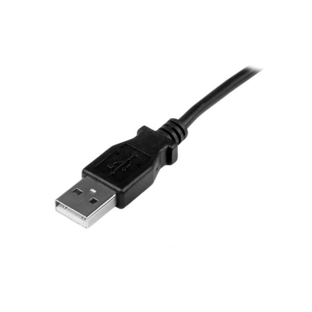 StarTech.com - Cable Adaptador 1m USB A Macho a Mini USB B Macho Acodado en Ángulo hacia Arriba