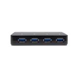 StarTech.com - Concentrador USB 3.0 de 4 Puertos - 5Gbps - Ladrón con Puertos de Carga y Sincronización - Hub con 1 Puerto de 2,