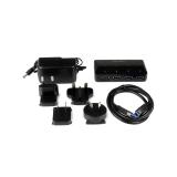 StarTech.com - Concentrador USB 3.0 de 4 Puertos - 5Gbps - Ladrón con Puertos de Carga y Sincronización - Hub con 1 Puerto de 2,