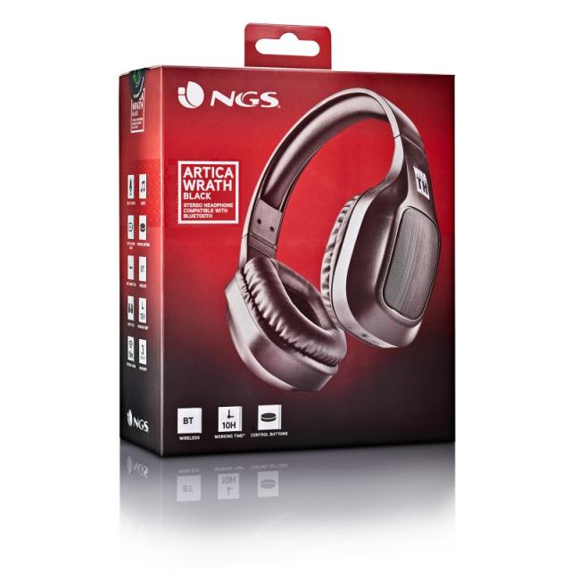 NGS - ARTICA WRATH Auriculares Inalámbrico y alámbrico Diadema Llamadas/Música USB Tipo C Bluetooth Negro